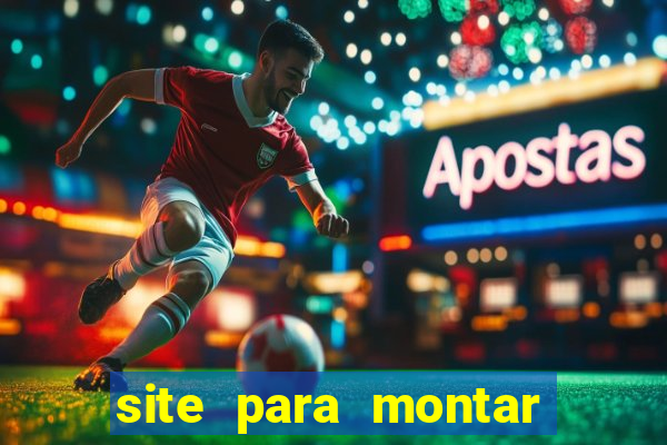 site para montar time de futebol